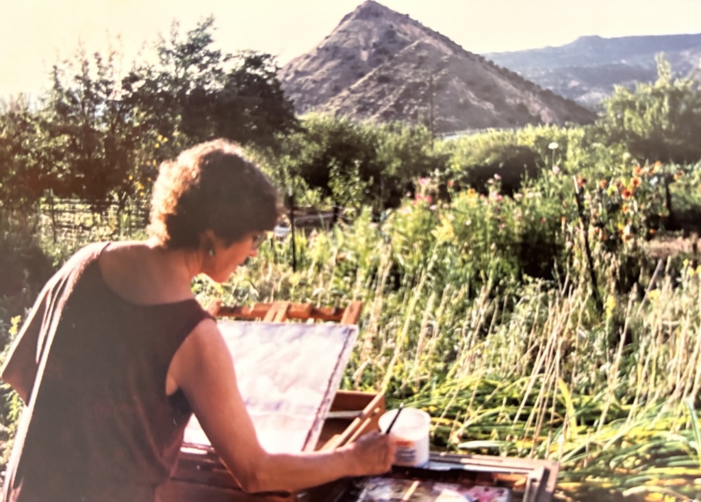 Gayle Fulwyler smith painting in Dixon, NM